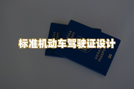 标准机动车驾驶证设计